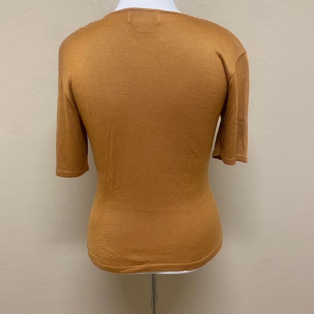 Vintage Breckenridge Brown/Gold Fitted Shirt - Picture 2 of 3